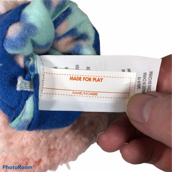 Cat & Jack Girls Size 8-16 Gloves Pink Blue Leopard Print New With Tags - Picture 4 of 10